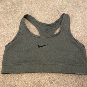 Grey Nike Sports Bra Large
